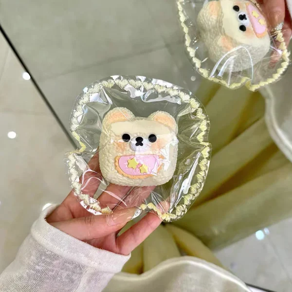 🧸 Cream Bear Baby Squishy